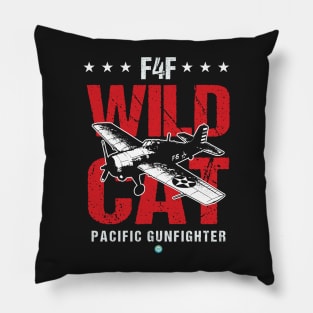 F4F Wildcat Pilot Gift WW2 Warbird Pacific Gunfighter Pillow