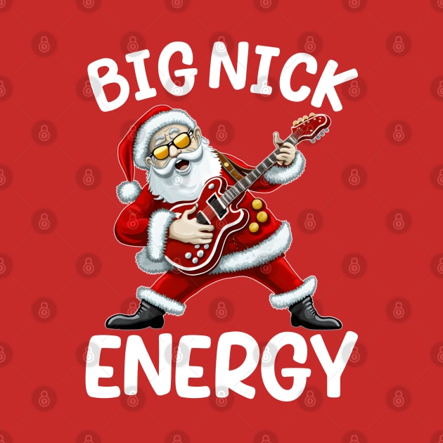 Big Nick Energy Funny Men Santa Ugly Christmas by hadlamcom