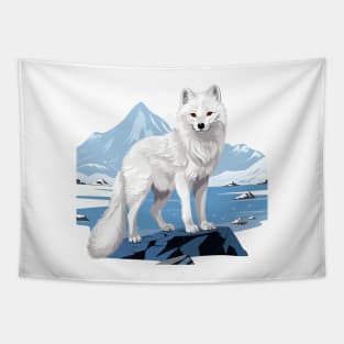 Arctic Fox Tapestry