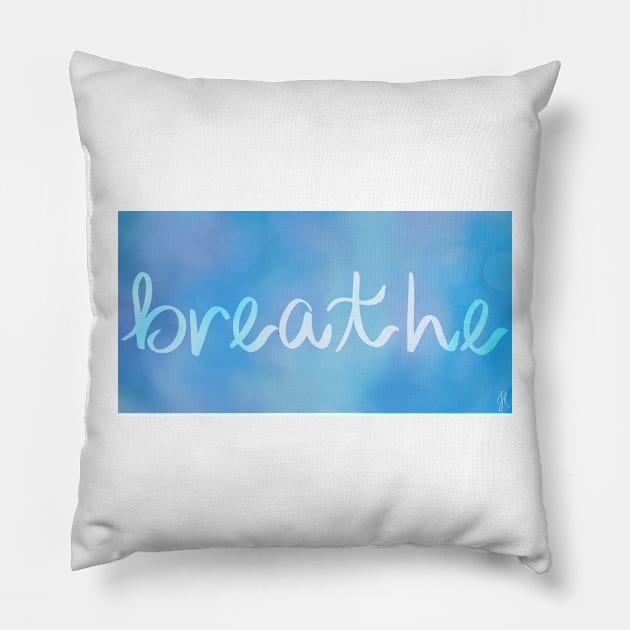 Breathe Pillow by jesshinsberg