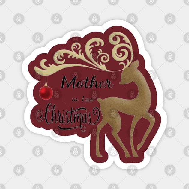 Mother In Law Christmas Magnet by North Pole Fashions