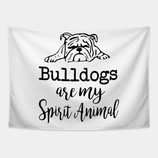 Bulldog puppy cute bulldog owner gift Tapestry