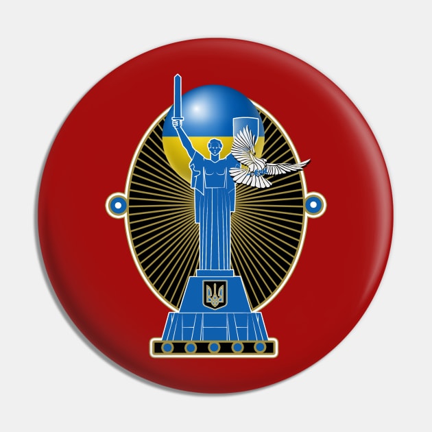 Support Sovereign Ukraine Pin by PalmGallery