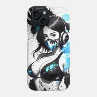 Ink Style Hot Lady Phone Case