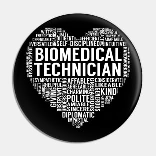 Biomedical Technician Heart Pin