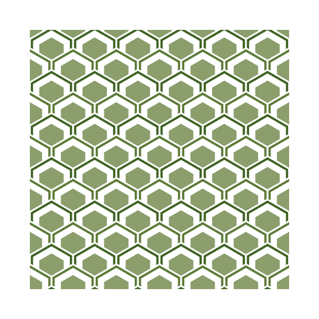 Mid Century Modern Hexagons by Makanahele