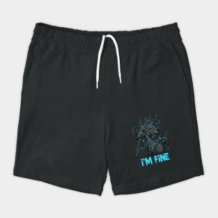 I'm Fine Sarcastic Cat Shorts