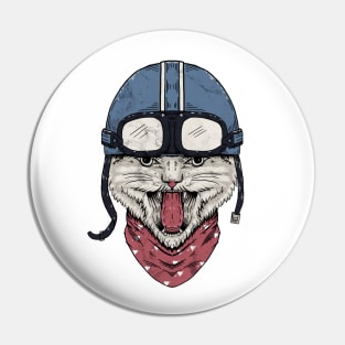 Rider Cat Pin