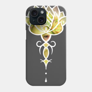 Succulent Queen Symbol (White) Phone Case