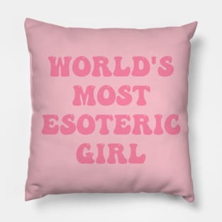 World's Most Esoteric Girl Pillow