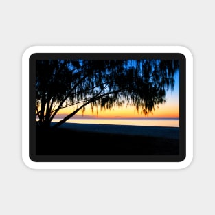 Fraser Island West Coast Sunset Magnet