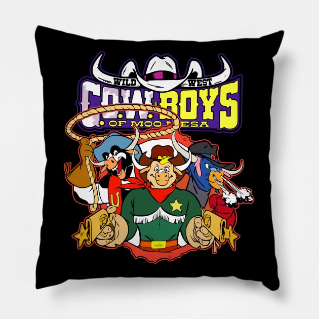 Cowboys of Moo Mesa Pillow by Breakpoint