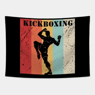 Kickboxing Vintage Retro Tapestry