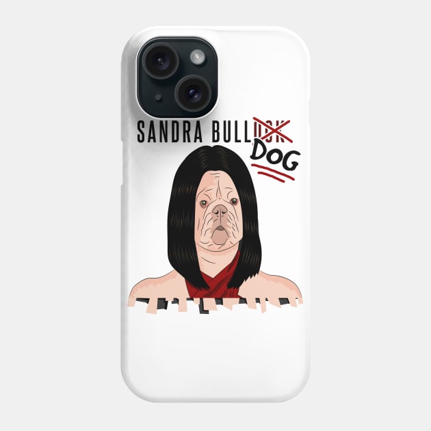Sandra Bulldog design Phone Case by kamdesigns