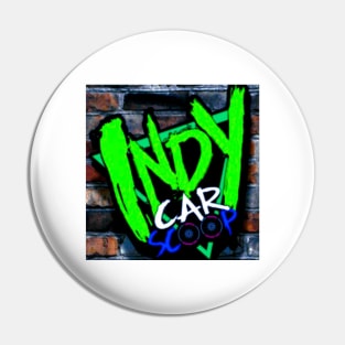 The Indycar Scoop Green Monster Logo Pin