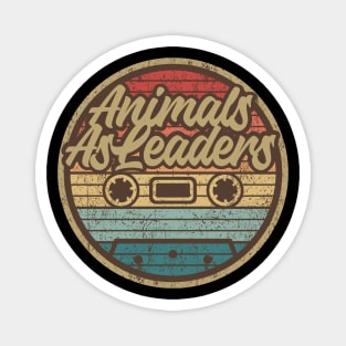 Animals As Leaders Retro Cassette Circle Magnet