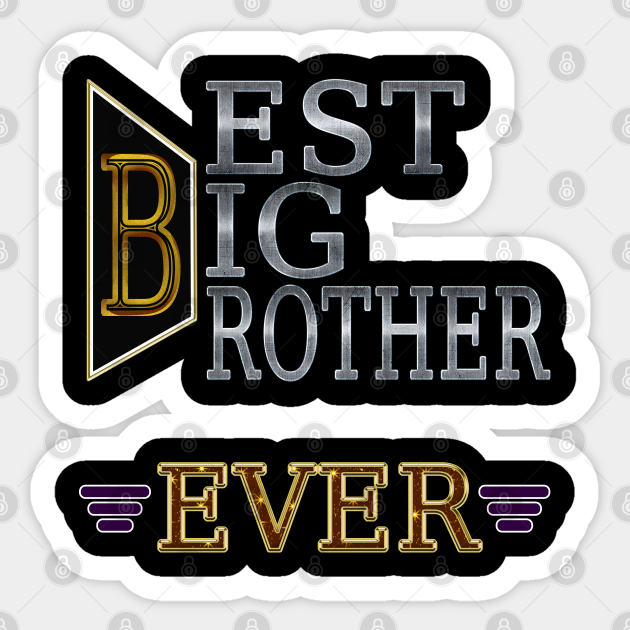 Vergoeding vertrekken specificatie best big brother new style - Best Brother - Sticker | TeePublic