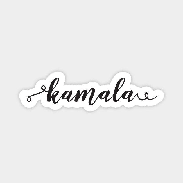 kamala script Magnet by polisci