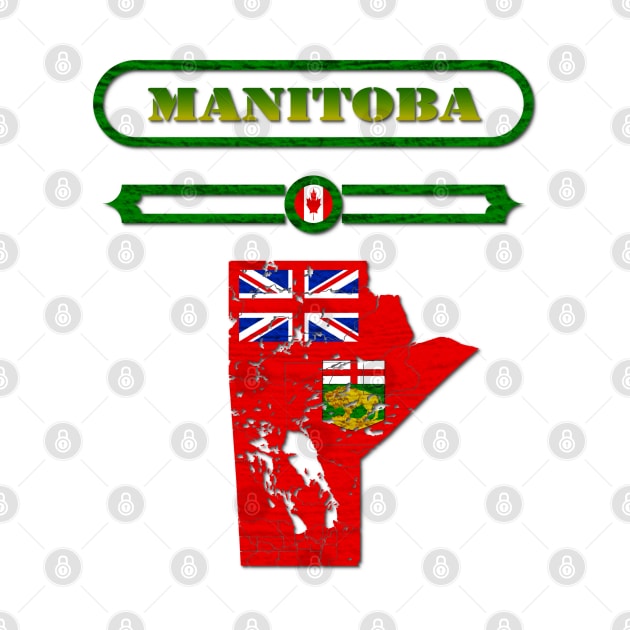 MANITOBA, CANADA, MAP OF MANITOBA. SAMER BRASIL by Samer Brasil