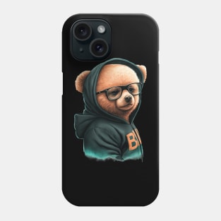 Bear in a hoodie Phone Case