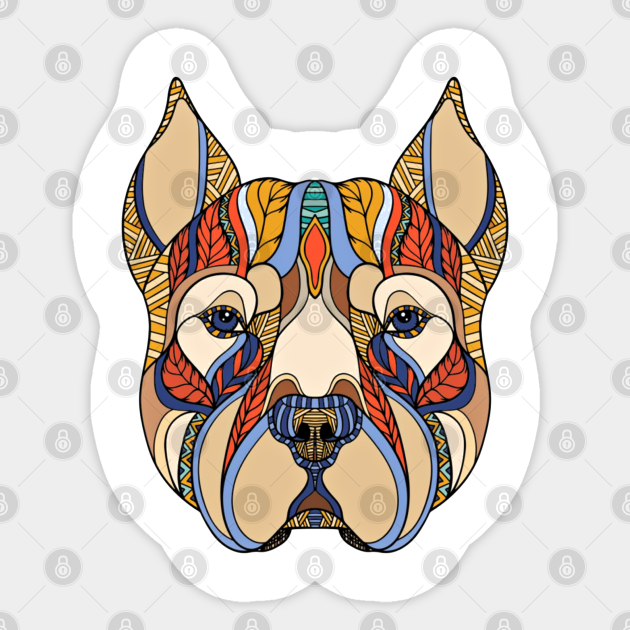 pit bull mandala