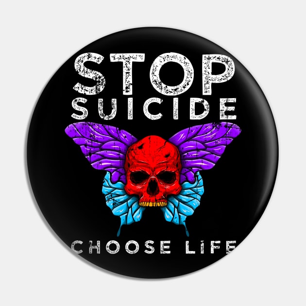 Stop Suicide Pin by nelsoncancio