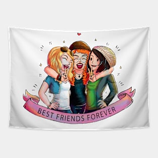 Best Friends Forever: Best Friends Day (Girls) Tapestry