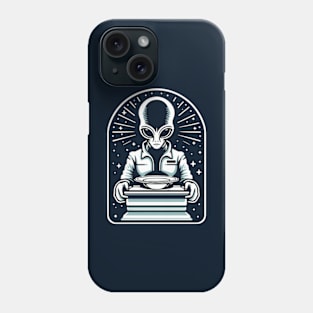 Alien To Serve Man Phone Case