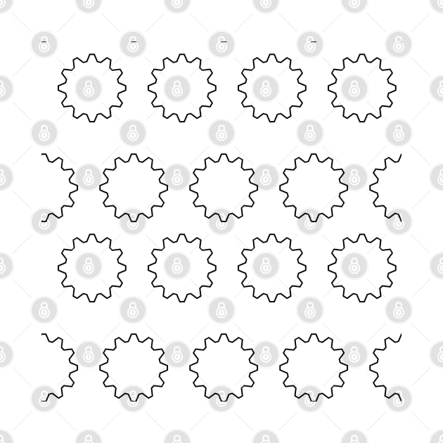 Background illustration gear, mechanics decorative design pattern by grafinya