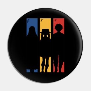 (Transparent) Frieren Party Members Silhouette with Fern Stark from Sousou no Frieren or Frieren Beyond Journeys End Anime SNF-174 Pin