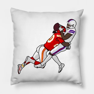 Reid and the tackle Pillow