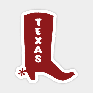 Texas Boot Magnet