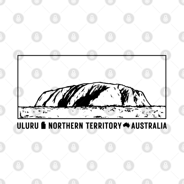 Uluru Illustration by CreatorJ