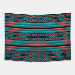 Ethnic Bohemian Kilim Style Pattern 2 Tapestry