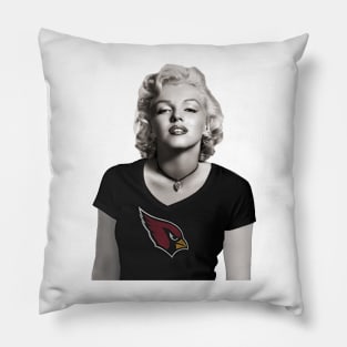 Marilyn Loves the Cardinals Pillow