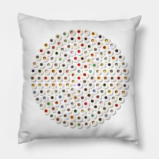 167 Toilet Rolls 01 Pillow by JulianFJones01