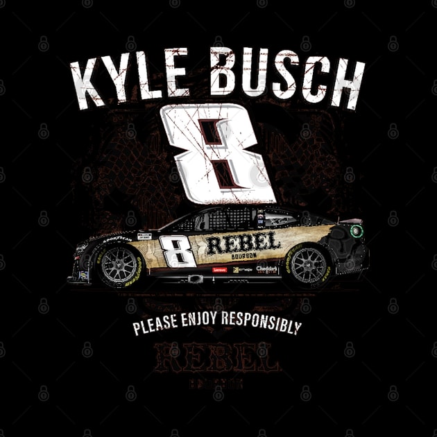 Kyle Busch Rebel Bourbon Car by ganisfarhan