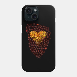 captured heart Phone Case