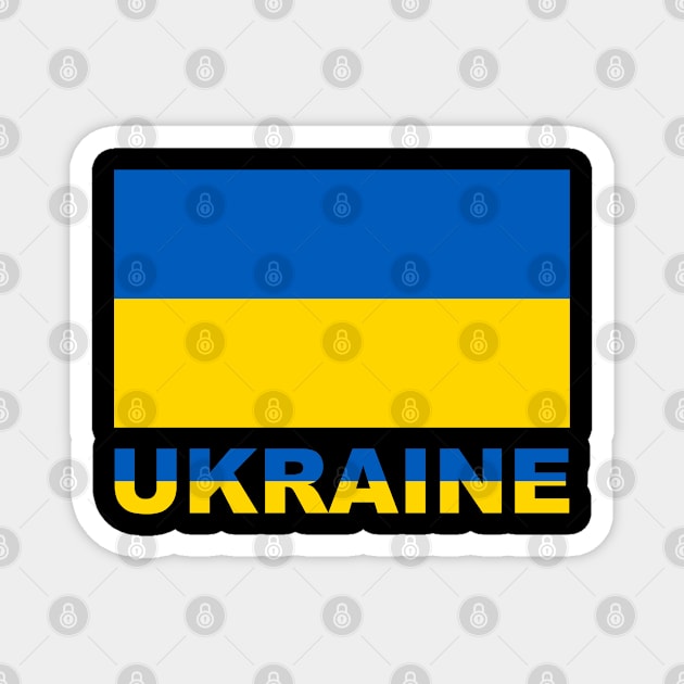 Ukraine Flag Magnet by amitsurti