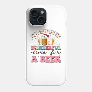 It's the Most Wonderful Time For A Beer Funny X-Mas Phone Case