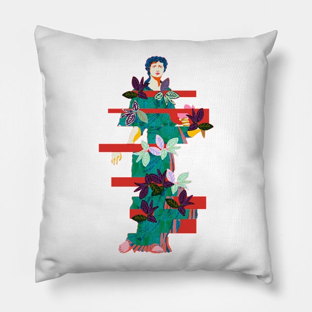 ModernDayGoddess Pillow by Wordkeeper