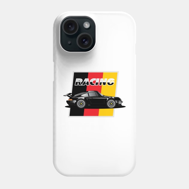 Racing - German Cup - Black Phone Case by Sash8140