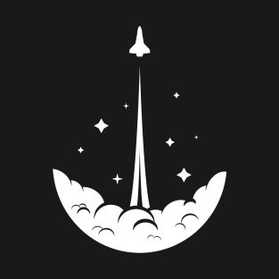 Space Shuttle Launch Minimalist T-Shirt