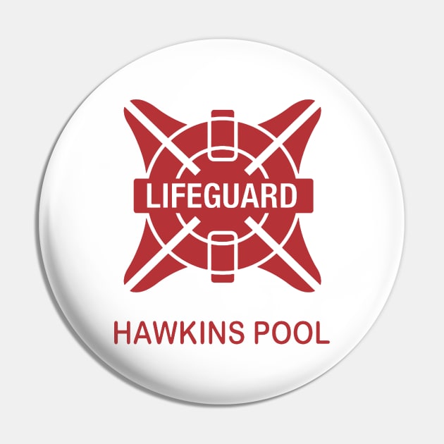 Lifeguard Hawkins Pool Pin by vender
