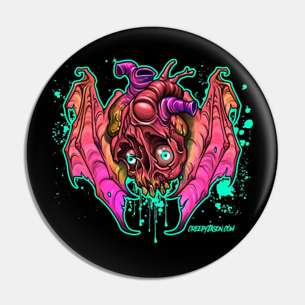 Creepentines Day Pin by creepyjason