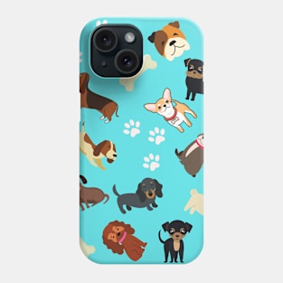 Cute Dog Print Phone Case