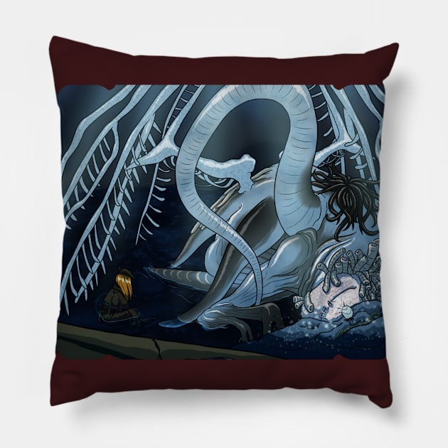 Bloodborne - Despair of Ebrietas Pillow by JuditangeloZK