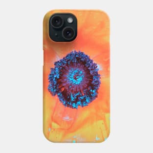 Light Orange Poppy - Centre of the Flower - Early Spring Blooms Phone Case