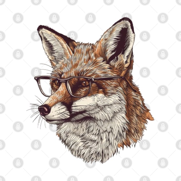 The Foxy Scholar by Carnets de Turig