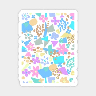 Flowers and shapes Magnet